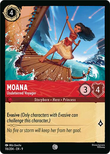 Moana - Undeterred Voyager (116/204) [Fabled] | Infinity Cards & Collectibles