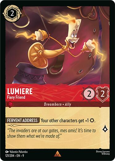 Lumiere - Fiery Friend (121/204) [Fabled] | Infinity Cards & Collectibles