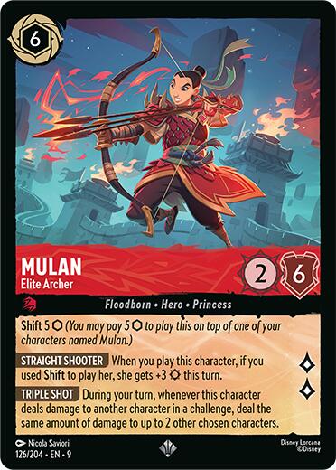 Mulan - Elite Archer (126/204) [Fabled] | Infinity Cards & Collectibles