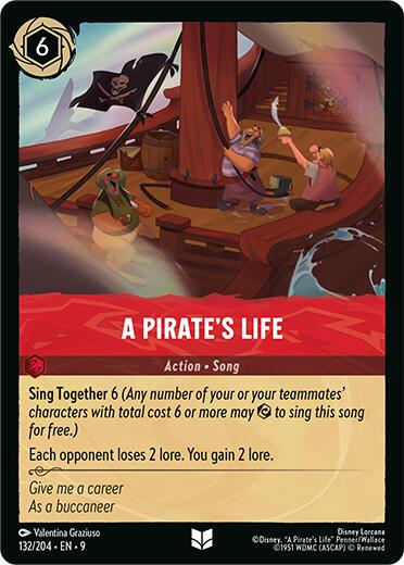 A Pirate's Life (132/204) [Fabled] | Infinity Cards & Collectibles