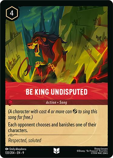 Be King Undisputed (133/204) [Fabled] | Infinity Cards & Collectibles