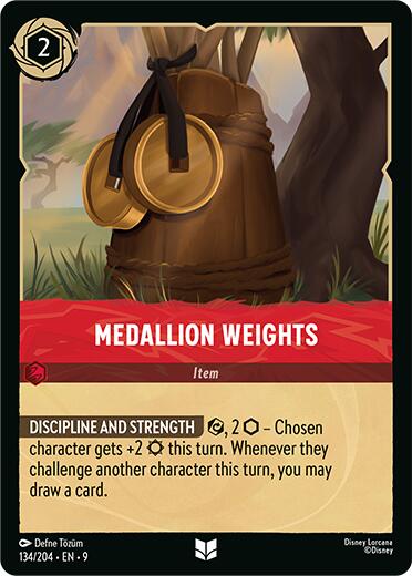 Medallion Weights (134/204) [Fabled] | Infinity Cards & Collectibles