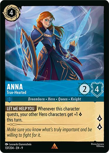 Anna - True-Hearted (137/204) [Fabled] | Infinity Cards & Collectibles