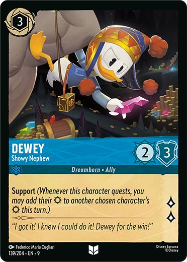 Dewey - Showy Nephew (139/204) [Fabled] | Infinity Cards & Collectibles