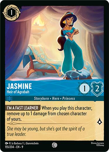 Jasmine - Heir of Agrabah (155/204) [Fabled] | Infinity Cards & Collectibles