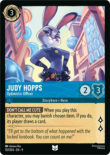 Judy Hopps - Optimistic Officer (157/204) [Fabled] | Infinity Cards & Collectibles