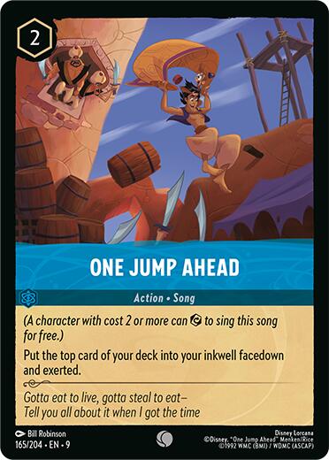 One Jump Ahead (165/204) [Fabled] | Infinity Cards & Collectibles