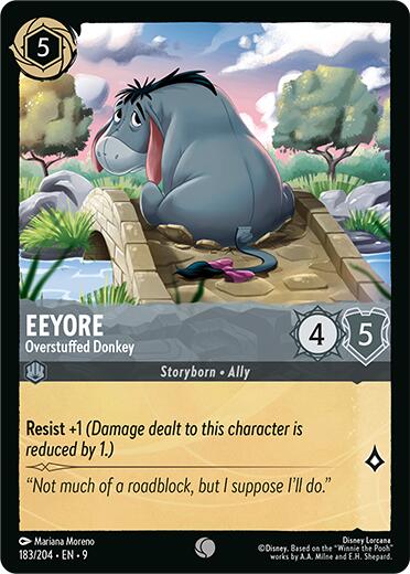 Eeyore - Overstuffed Donkey (183/204) [Fabled] | Infinity Cards & Collectibles
