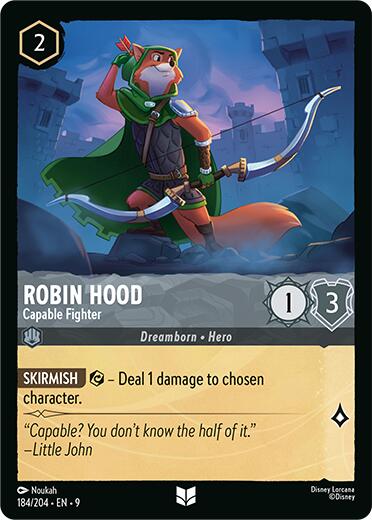 Robin Hood - Capable Fighter (184/204) [Fabled] | Infinity Cards & Collectibles