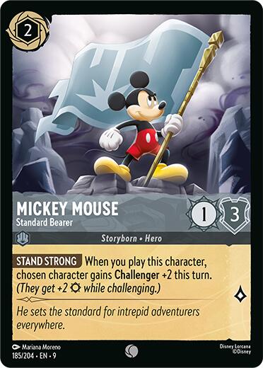 Mickey Mouse - Standard Bearer (185/204) [Fabled] | Infinity Cards & Collectibles