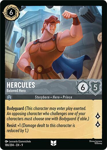 Hercules - Beloved Hero (186/204) [Fabled] | Infinity Cards & Collectibles