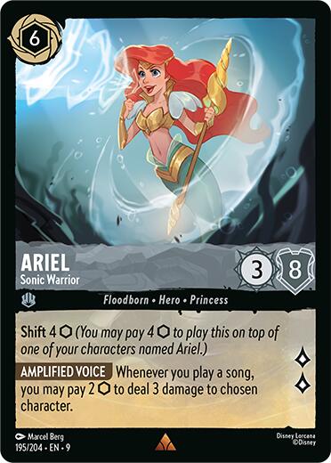 Ariel - Sonic Warrior (195/204) [Fabled] | Infinity Cards & Collectibles