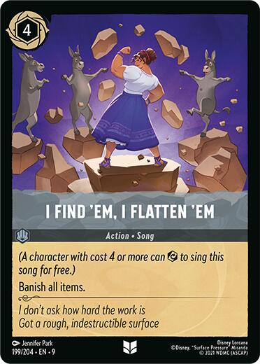 I Find 'Em, I Flatten 'Em (199/204) [Fabled] | Infinity Cards & Collectibles