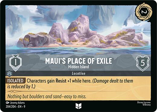 Maui's Place of Exile - Hidden Island (204/204) [Fabled] | Infinity Cards & Collectibles