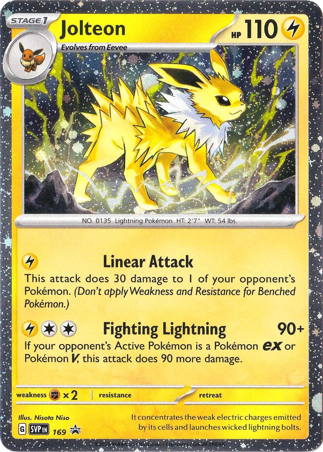 Jolteon (169) (Cosmos Holo) [Scarlet & Violet: Black Star Promos] | Infinity Cards & Collectibles