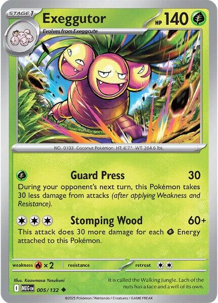 Exeggutor (005/132) [Mega Evolution: Base Set] | Infinity Cards & Collectibles