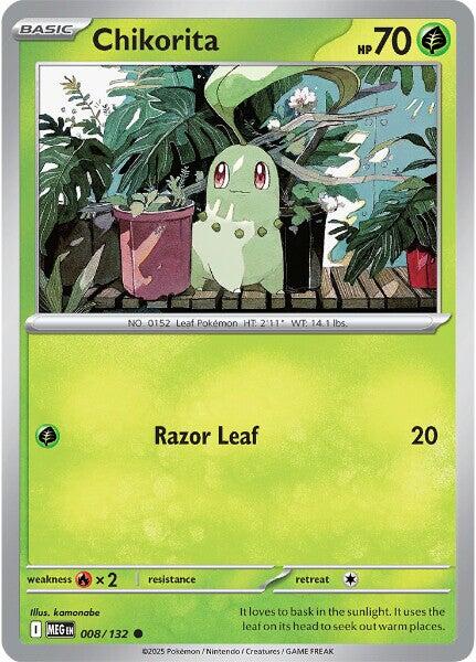 Chikorita (008/132) [Mega Evolution: Base Set] | Infinity Cards & Collectibles
