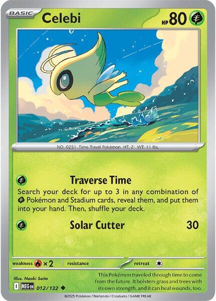 Celebi (012/132) [Mega Evolution: Base Set] | Infinity Cards & Collectibles