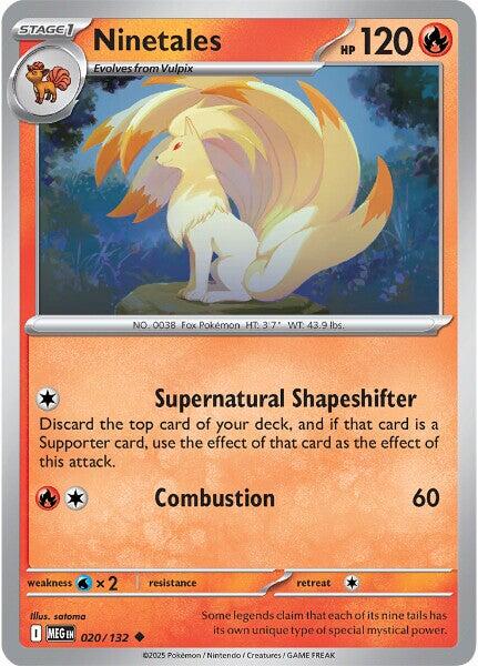 Ninetales (020/132) [Mega Evolution: Base Set] | Infinity Cards & Collectibles