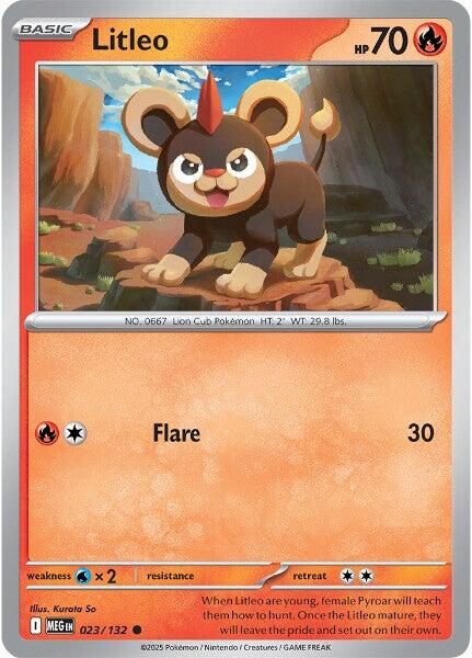 Litleo (023/132) [Mega Evolution: Base Set] | Infinity Cards & Collectibles