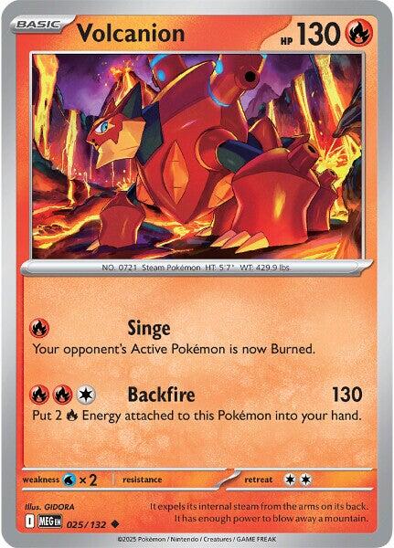 Volcanion (025/132) [Mega Evolution: Base Set] | Infinity Cards & Collectibles