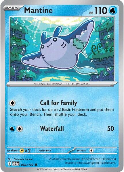 Mantine (032/132) [Mega Evolution: Base Set] | Infinity Cards & Collectibles