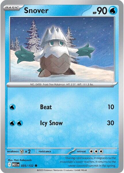Snover (035/132) [Mega Evolution: Base Set] | Infinity Cards & Collectibles