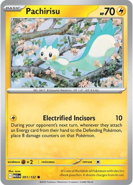 Pachirisu (051/132) [Mega Evolution: Base Set] | Infinity Cards & Collectibles
