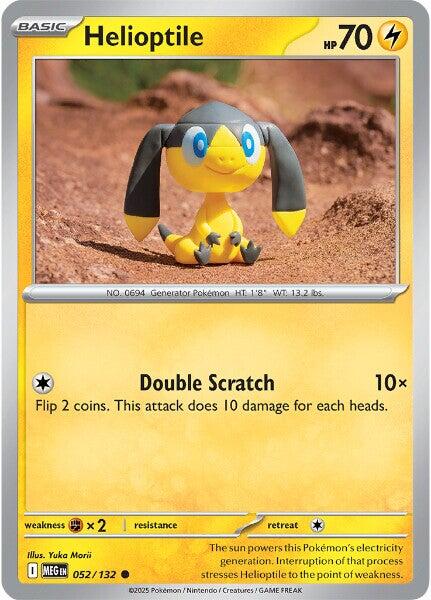 Helioptile (052/132) [Mega Evolution: Base Set] | Infinity Cards & Collectibles