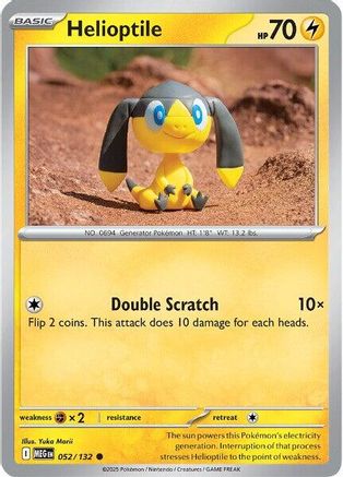 Helioptile (052/132) [Mega Evolution: Base Set]