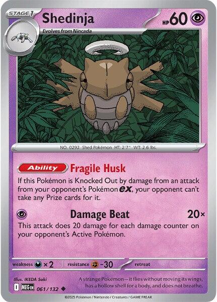 Shedinja (061/132) [Mega Evolutions: Base Set] | Infinity Cards & Collectibles