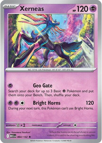 Xerneas (064/132) [Mega Evolution: Base Set] | Infinity Cards & Collectibles