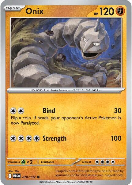 Onix (070/132) [Mega Evolution: Base Set] | Infinity Cards & Collectibles
