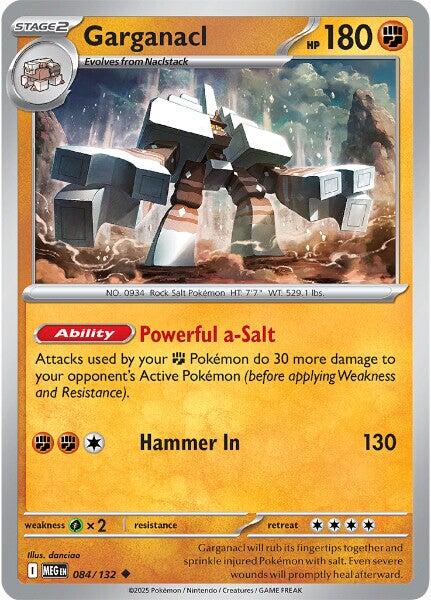 Garganacl (084/132) [Mega Evolution: Base Set] | Infinity Cards & Collectibles
