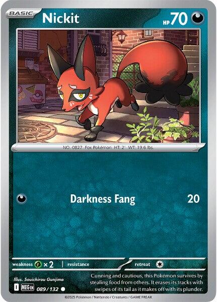 Nickit (089/132) [Mega Evolution: Base Set] | Infinity Cards & Collectibles