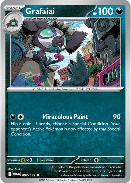 Grafaiai (092/132) [Mega Evolution: Base Set] | Infinity Cards & Collectibles