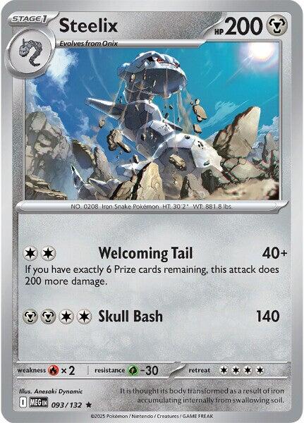 Steelix (093/132) [Mega Evolution: Base Set] | Infinity Cards & Collectibles