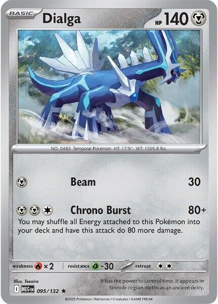 Dialga (095/132) [Mega Evolution: Base Set] | Infinity Cards & Collectibles