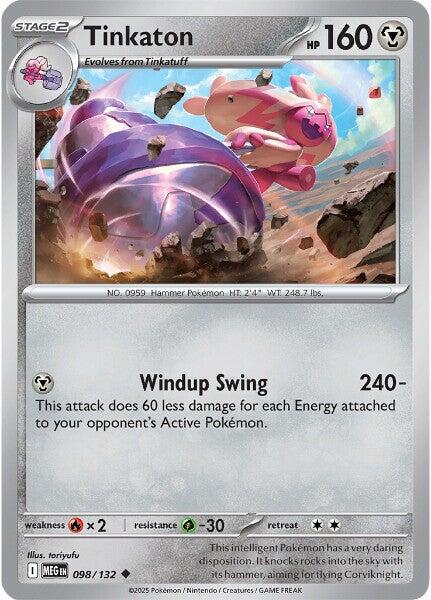 Tinkaton (098/132) [Mega Evolution: Base Set] | Infinity Cards & Collectibles
