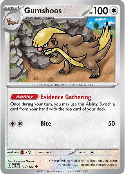 Gumshoos (110/132) [Mega Evolution: Base Set] | Infinity Cards & Collectibles