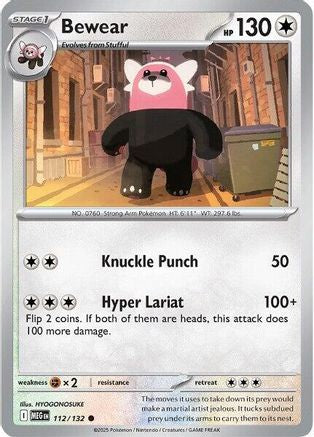 Bewear (112/132) [Mega Evolution: Base Set]