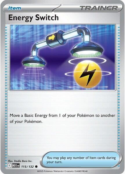 Energy Switch (115/132) [Mega Evolution: Base Set] | Infinity Cards & Collectibles