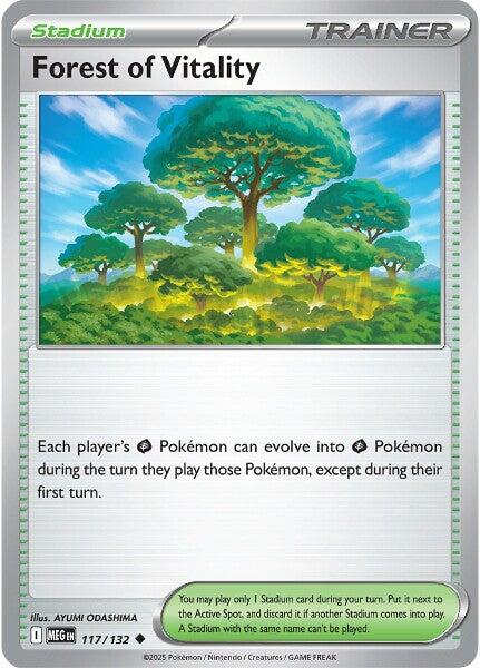 Forest of Vitality (117/132) [Mega Evolution: Base Set] | Infinity Cards & Collectibles