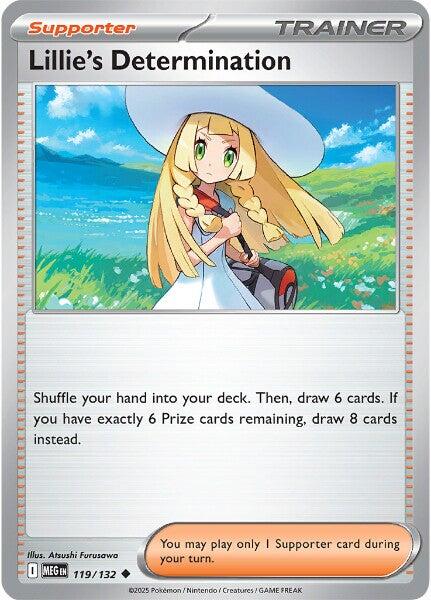 Lillie's Determination (119/132) [Mega Evolutions: Base Set] | Infinity Cards & Collectibles