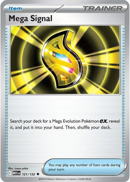 Mega Signal (121/132) [Mega Evolution: Base Set] | Infinity Cards & Collectibles