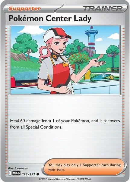 Pokemon Center Lady (123/132) [Mega Evolutions: Base Set] | Infinity Cards & Collectibles