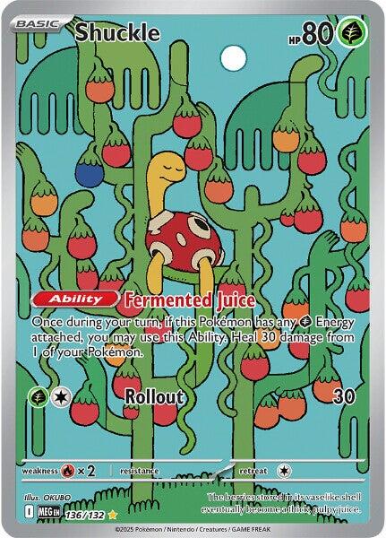Shuckle (136/132) [Mega Evolutions: Base Set] | Infinity Cards & Collectibles
