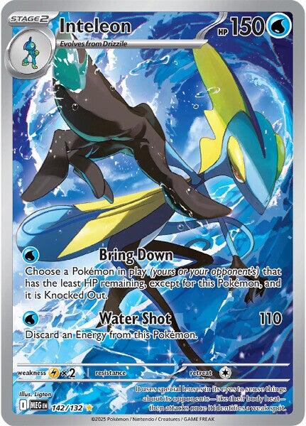 Inteleon (142/132) [Mega Evolution: Base Set] | Infinity Cards & Collectibles