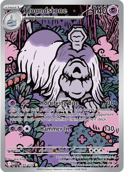 Houndstone (145/132) [Mega Evolution: Base Set] | Infinity Cards & Collectibles