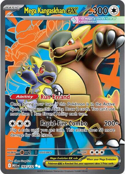 Mega Kangaskhan ex (164/132) [Mega Evolution: Base Set] | Infinity Cards & Collectibles